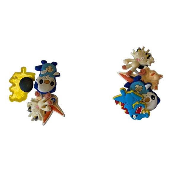 Pokemon Shoe Charms | Set of 4 | Fits Crocs, Meowth, Totodile, Oshawott, Victini - Picture 6 of 6
